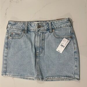 Denim Mini Skirt